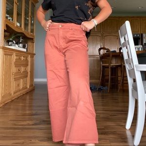 Wide leg jeans